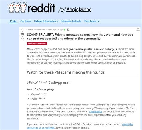 reddit scam sites